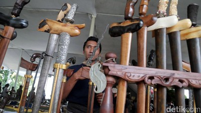 Keris Majapahit Dipamerkan di TMII