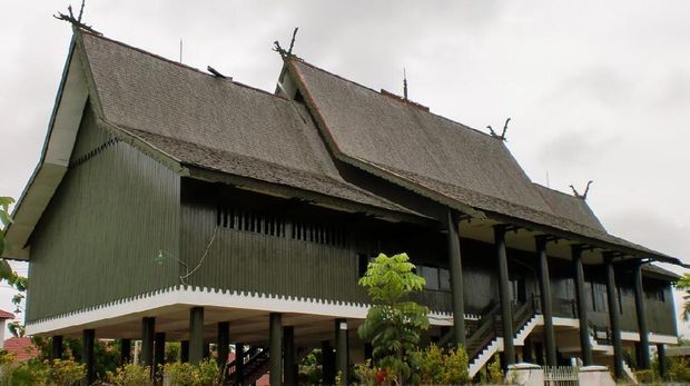 Rumah Betang Palangkaraya Rumah Betang Balai Budaya Eka Tingang di Kota Palangkaraya