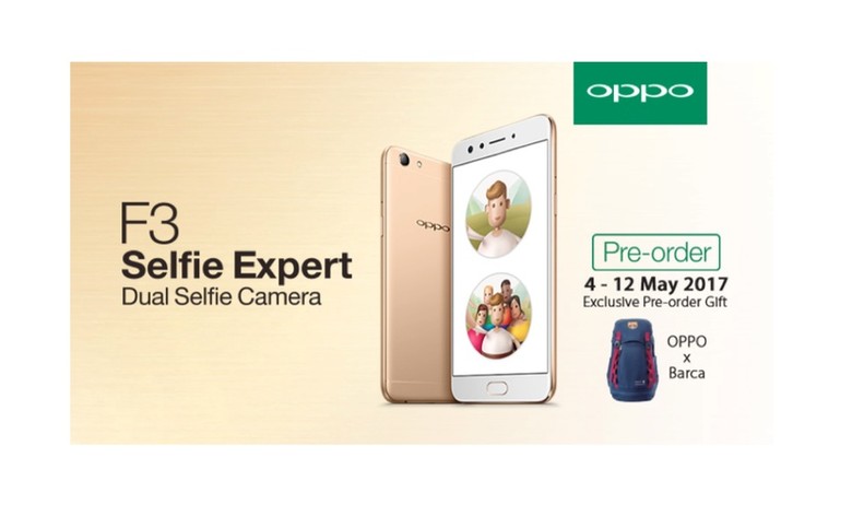 OPPO Mulai Gelar Pre Order F3 di Indonesia