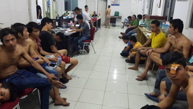Para Tahanan di Rutan Pekanbaru Didata (Dok. Twitter Kemenkumham)