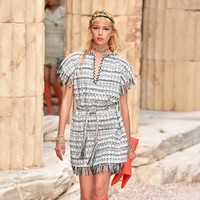 Model walks the runway during Chanel Cruise 2017/2018 Collection at Grand Palais on May 3, 2017 in Paris, France.  (Photo by Pascal Le Segretain/Getty Images)