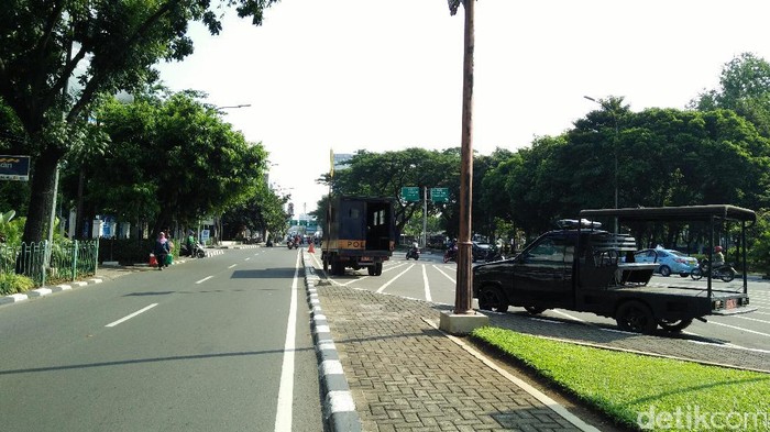 Jelang Aksi 55, Jalan Menuju Istana Mulai Ditutup