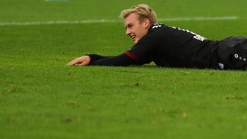 Dipimpin Julian Brandt, serta nama-nama seperti Kai Havertz, Leon Bailey, Jonathan Tah, dan Panagiotis Retson, membuat Leverkusen kaya akan darah muda. Foto: REUTERS/Kai Pfaffenbach
