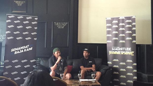 Suasana jumpa pers Hammersonic 2017.