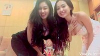 Pamela Safitri dan Cupi Cupita sering mengunggah video bernyanyi dan bergoyang seksi di jejaring instagram pribadinya. (Dok. Instagram/cupitagobas19)