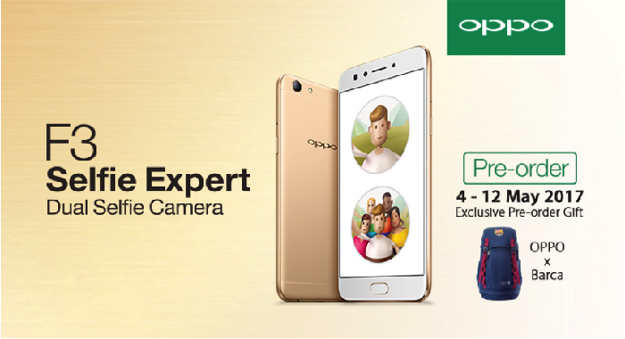 OPPO Mulai Gelar Pre Order F3 di Indonesia