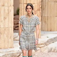 Model walks the runway during Chanel Cruise 2017/2018 Collection at Grand Palais on May 3, 2017 in Paris, France.  (Photo by Pascal Le Segretain/Getty Images)