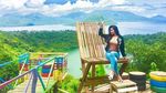 Saat Pamela Safitri Nikmati Keindahan Alam Ternate