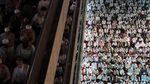 Sebelum Aksi 55, Massa Salat Jumat di Istiqlal