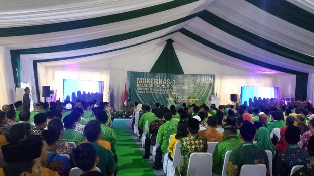 Presiden Jokowi dan Djarot hadiri mukernas  Himpunan Pengusaha Nahdliyin (HPN).