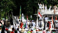 Aksi 55 hari ini bertujuan meminta agar MA mengawasi majelis hakim sidang Ahok dan meminta majelis hakim memutus Ahok bersalah melakukan penodaan agama.