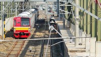 Kawasan Dukuh Atas, Jakarta Pusat akan menjadi lokasi yang nantinya akan dilewati layanan kereta Bandara Internasional Soekarno-Hatta. pool/Suci Hamidah Syari