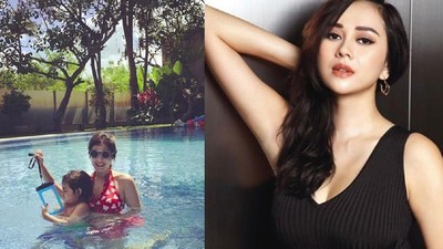 Carissa Putri Basah-basahan di Bali,  Aura Kasih Bikin Jatuh Hati