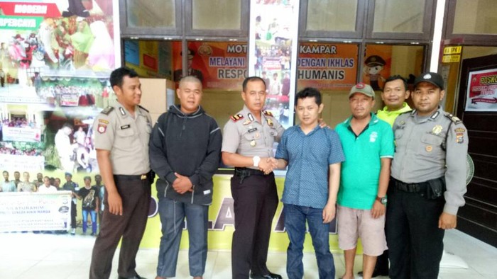 Amirudin Napi Kabur Rutan Pekanbaru Diserahkan Keluarga ke Polisi