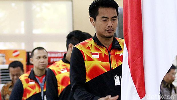 Tontowi Ahmad, salah satu andalan Indonesia di Piala Sudirman 2017
