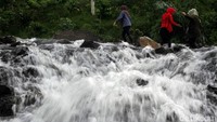 Air Terjun Rayap merupakan destinasi wisata baru yang kini mulai digandrungi warga Aceh Utara. Saat akhir pekan, banyak wisatawan yang berkunjung ke sini (Datuk Haris/detikTravel)