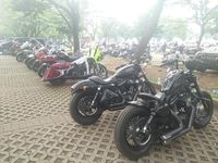 Jajaran motor gede di Jakarta International Bike Week