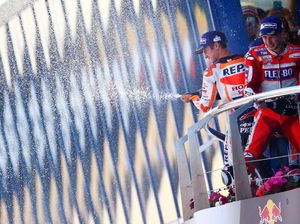 Pedrosa Menang di Jerez, Tiga Pebalap Spanyol Naik Podium