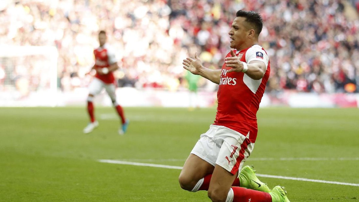 Penyerang Arsenal Alexis Sanchez (Foto: Action Images via Reuters / Carl Recine)