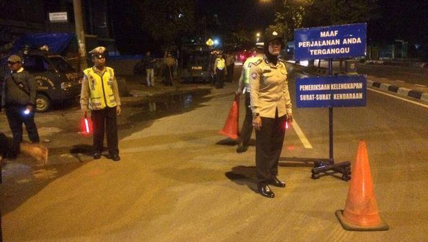 Polisi di Palembang gelar razia, antisipasi tahanan Pekanbaru yang kabur beberapa waktu lalu