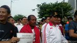 Jalan Kaki Dari Madiun, Eko Disambut Prabowo