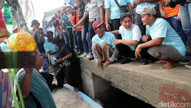 Menteri Susi di Muara Angke