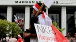 Aksi Simpatik Dukung Hakim Independen Vonis Ahok