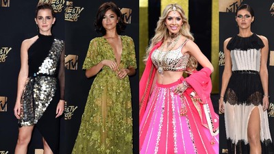 Penampilan Cantik dan Seksi Para Seleb di MTV Movie and TV Awards