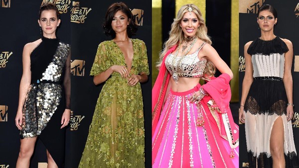 Penampilan Cantik dan Seksi Para Seleb di MTV Movie and TV Awards
