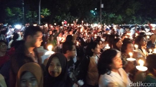 Jelang Sidang Vonis, Pendukung Ahok Doa Bersama 