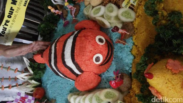 Tumpeng nemo di Balai Kota, Senin (8/5/2017)