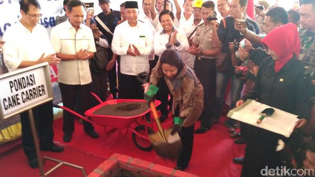 Rini Soemarno revitalisasi pabrik gula di Situbondo