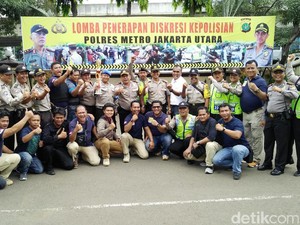 Tingkatkan Kemampuan Anggota, Polres Jakut Gelar Lomba Diskresi
