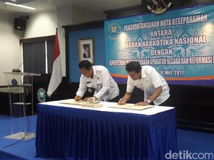 BNN dan KemenPAN-RB Teken MoU Pemberantasan Narkoba