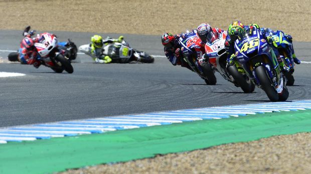 Valentino Rossi memiliki hasil cukup bagus pada balapan MotoGP Spanyol di Sirkuit Jerez.