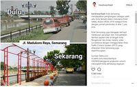 Jalan Madukoro Raya dulu dan kini 