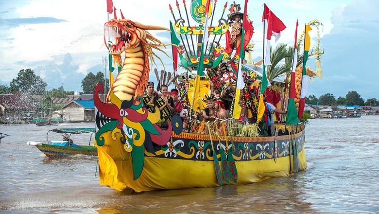 Foto: Festival Budaya Isen Mulang (Kemenpar/Twitter) Foto: Festival Budaya Isen Mulang (Kemenpar/Twitter)