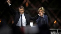 Pada Pilpres Prancis putaran dua, Macron mengungguli lawannya, Marine Le Pen yang berasal dari Partai Front Nasional Prancis. Christian Hartmann/Reuters.