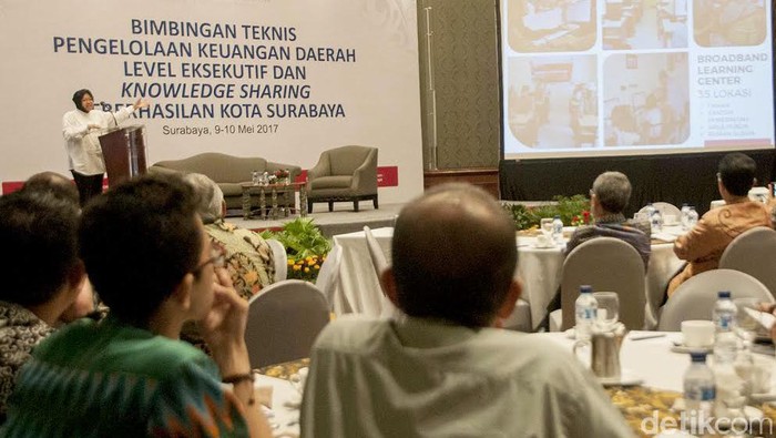 Ini Kata Risma Saat Bertemu 100 Pejabat Pengelola Keuangan Daerah