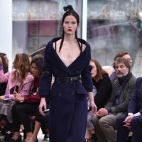 Model walks the runway at the Prada Resort Collection 2018 show at Osservatorio Prada on May 7, 2017 in Milan, Italy.  (Photo by Pietro DAprano/Getty Images)