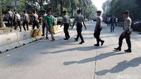Dalam sidang vonis ini Polri mengerahkan 5.500 personel.