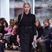 Model walks the runway at the Prada Resort Collection 2018 show at Osservatorio Prada on May 7, 2017 in Milan, Italy.  (Photo by Pietro DAprano/Getty Images)