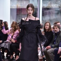 Model walks the runway at the Prada Resort Collection 2018 show at Osservatorio Prada on May 7, 2017 in Milan, Italy.  (Photo by Pietro DAprano/Getty Images)