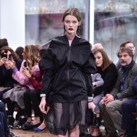 Model walks the runway at the Prada Resort Collection 2018 show at Osservatorio Prada on May 7, 2017 in Milan, Italy.  (Photo by Pietro DAprano/Getty Images)