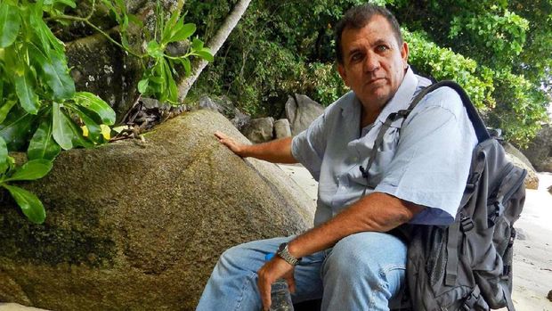 John, sang pemburu harta karun (Helen Soteriou/BBC)