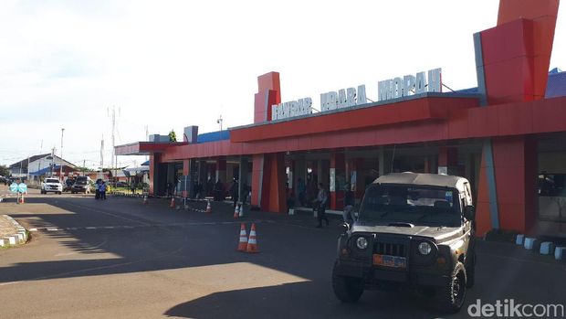  Suasana pagi di Bandara Merauke (Afif/detikTravel)