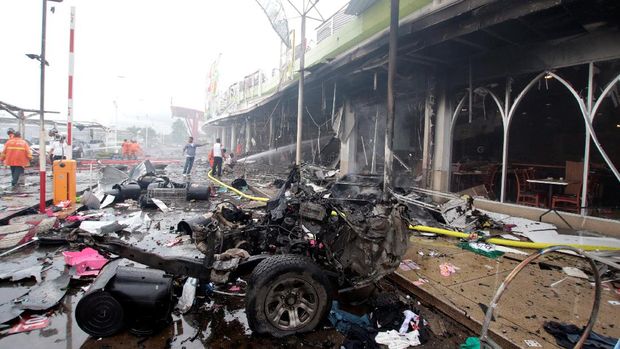 Korban Luka Ledakan Bom di Supermarket Thailand Jadi 60 Orang