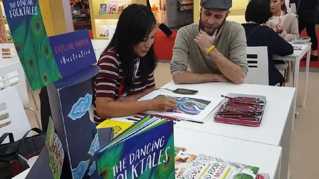 Saya Evelline Andrya, Ilustrator Buku Anak