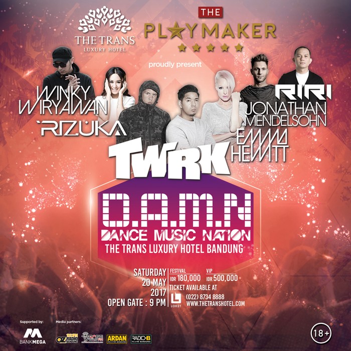 D.A.M.N. Jadi Festival Musik Dance dengan Konsep Indoor