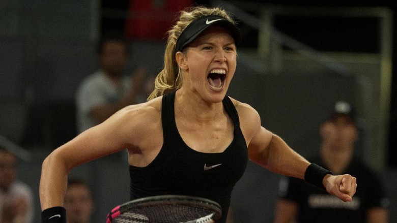Bouchard Hentikan Langkah Sharapova Bouchard Hentikan Langkah Sharapova